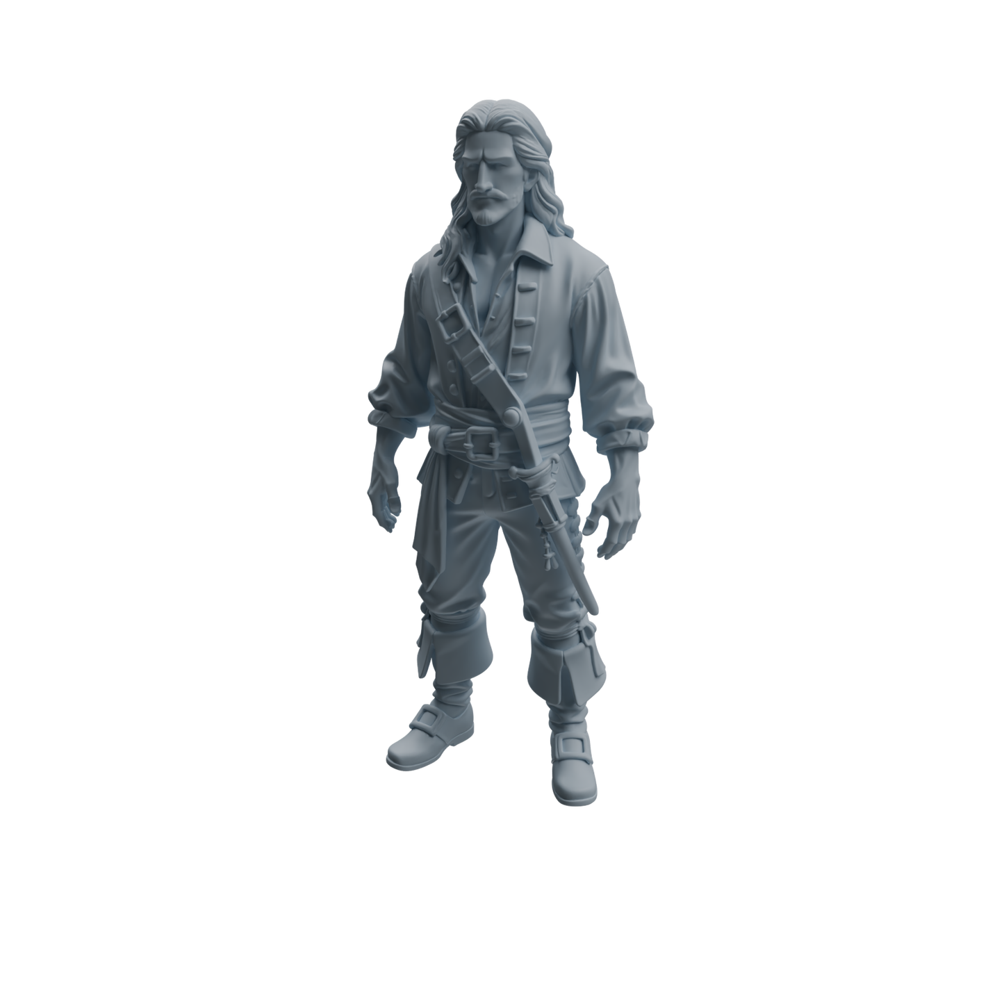 MRY-SFW LYTR1092 Realistic Pirate Character Modern Model 3 pcs