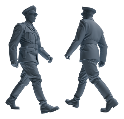 MRY-SFW LYGR583 WWII French Army Six-Person Daily Routine