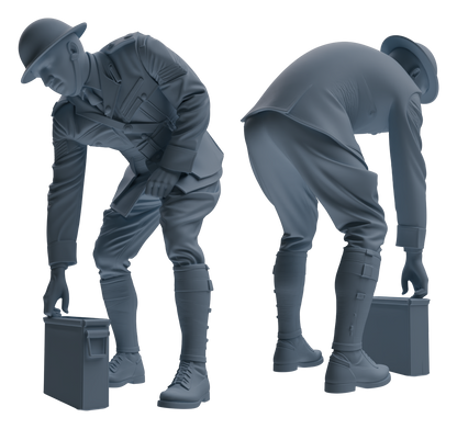 MRY-SFW LYGR604 Historical WWII British Army Six-Person Combat Readiness Group