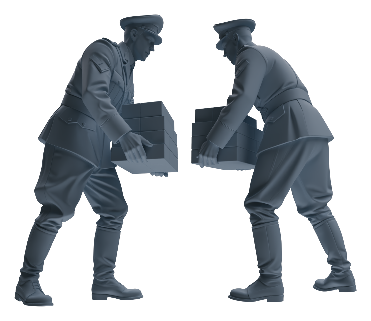 MRY-SFW LYGR578 WWII French Army Five-Person Carrying Group