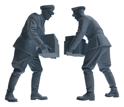 MRY-SFW LYGR578 WWII French Army Five-Person Carrying Group