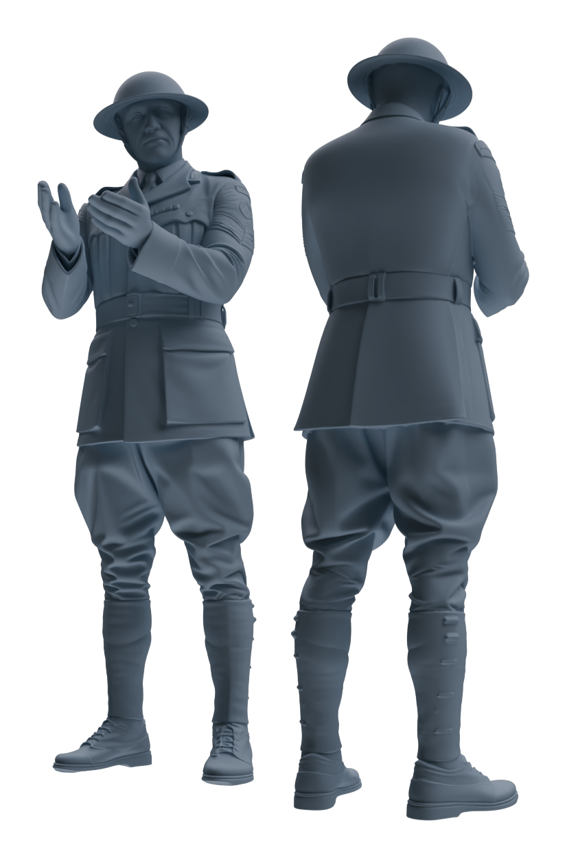 MRY-SFW LYGR603 Historical WWII British Army Six-Person Dancing Group
