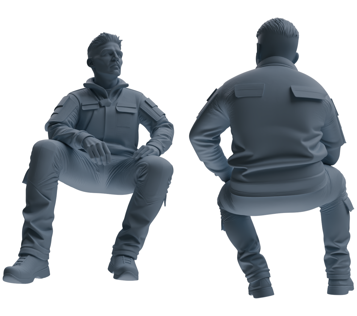 MRY-SFW LYGR685 Modern U.S. Military Six-Person Talking Group