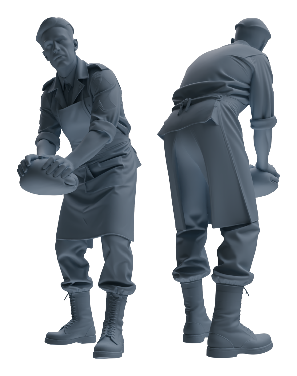 MRY-SFW LYGR597 Historical WWII U.S. Army Six-Person Cooking Group