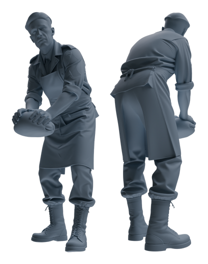 MRY-SFW LYGR597 Historical WWII U.S. Army Six-Person Cooking Group