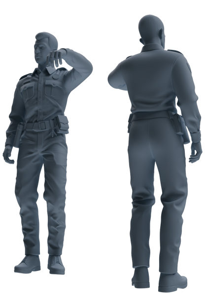 MRY-SFW LYGR676 Los Angeles Patrol Police Seven-Person Daily Routine 3