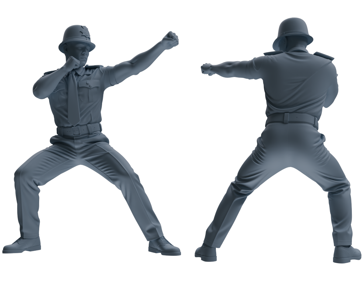 MRY-SFW LYGR800 Modern British Police Six-Person Combat Group