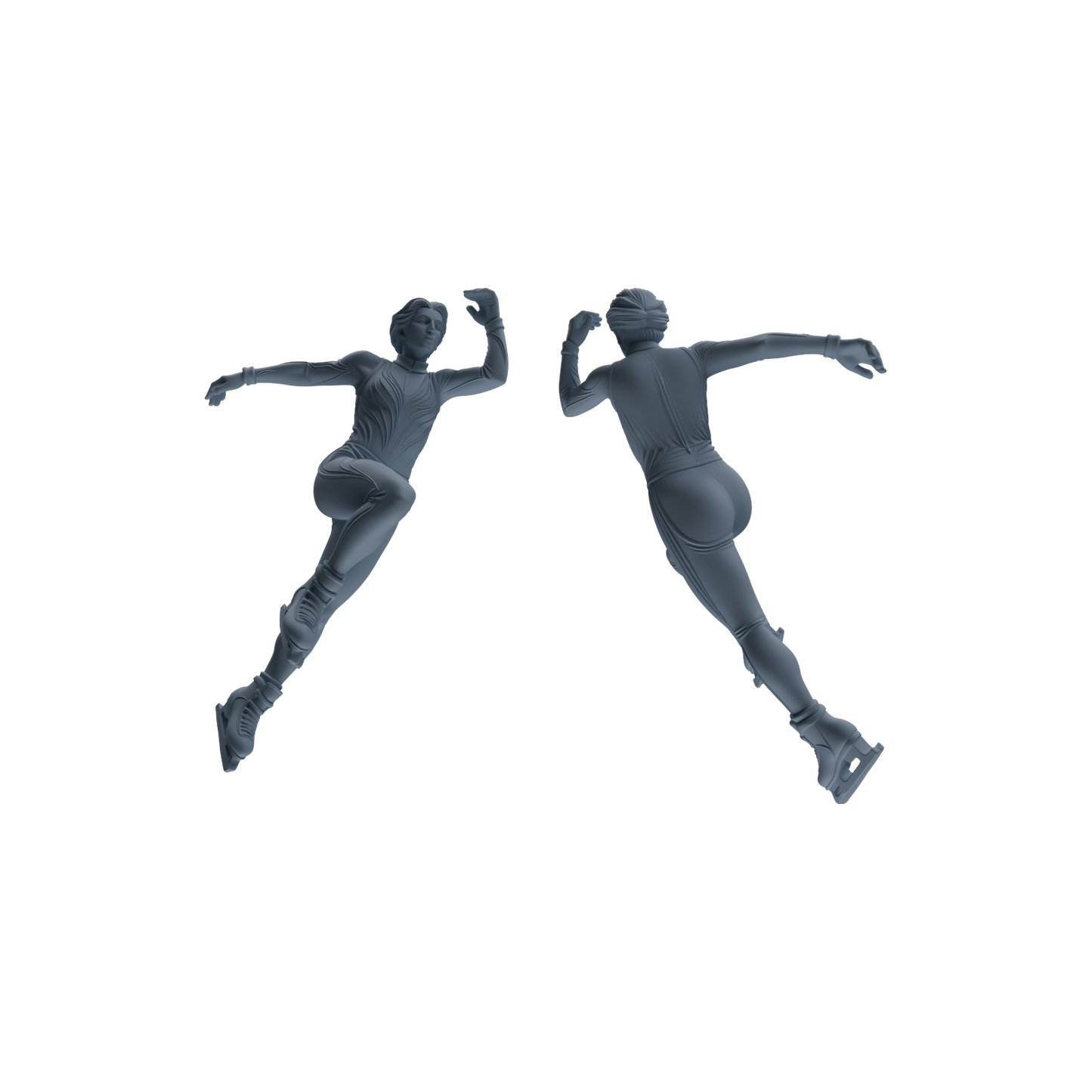 MRY-SFW LYTR801 Figure Skating Figure Modern Model 6 pcs Miniature Car Diorama Figures Scene Props Accessories Resin