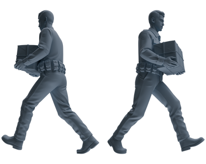 MRY-SFW LYGR670 Los Angeles Patrol Police Six-Person Carrying Group