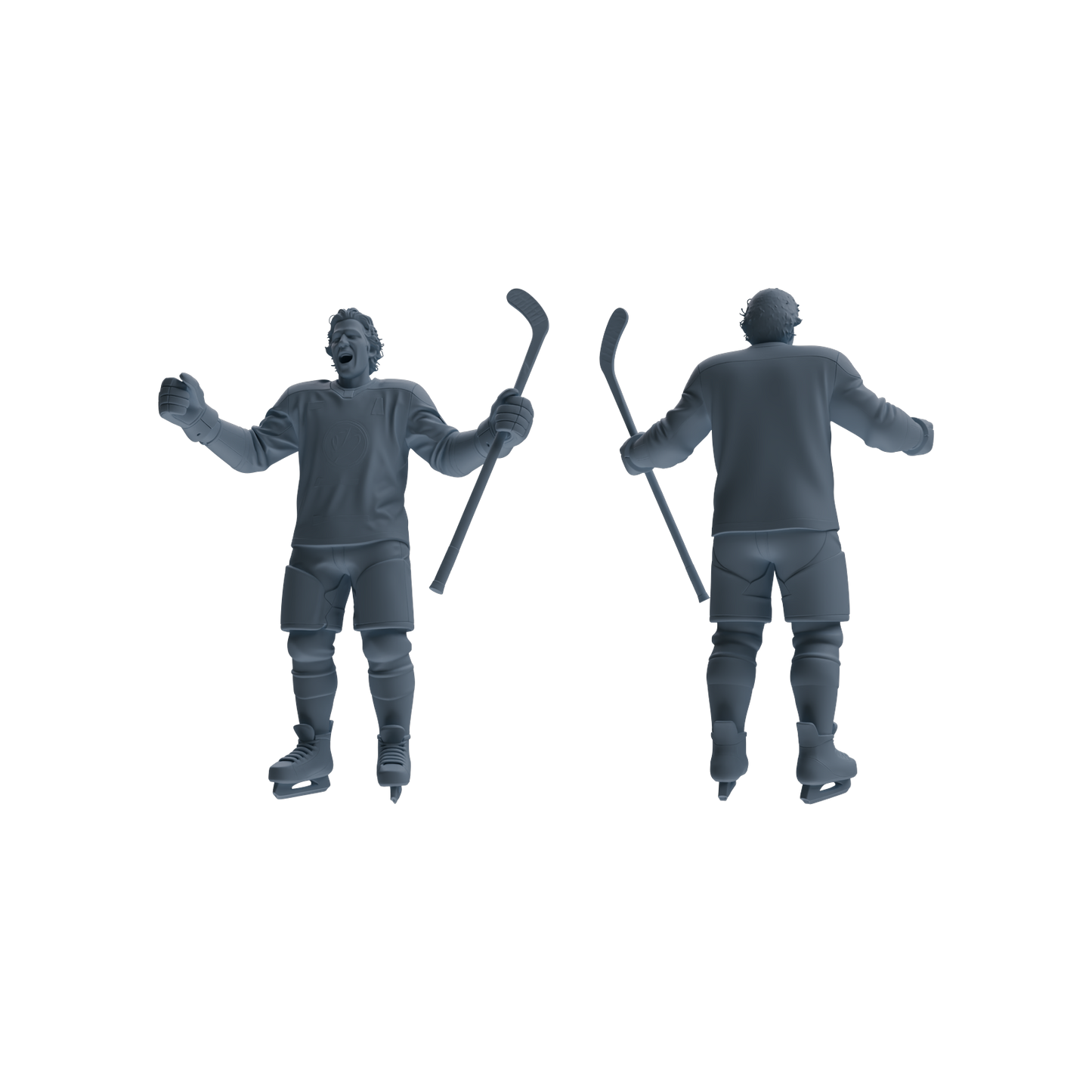 MRY-SFW LYTR794 Hockey Figure Modern Model 3 pcs Miniature Car Diorama Figures Scene Props Accessories Resin