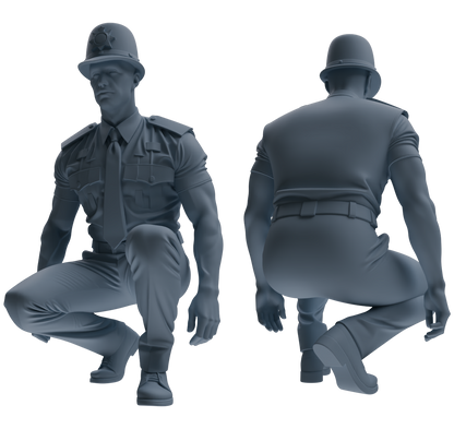 MRY-SFW LYGR805 Modern British Police Five-Person Daily Routine 2