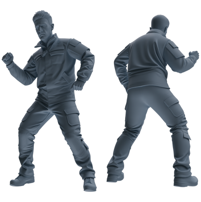 MRY-SFW LYGR692 Modern U.S. Military Six-Person Dancing Group