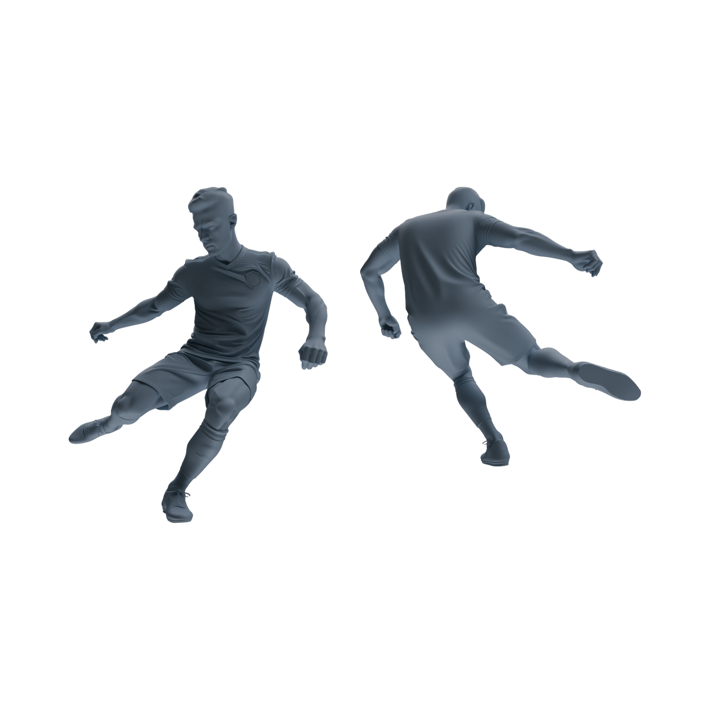 MRY-SFW LYTR812 Male Soccer Player Figure Modern Model 6 pcs Miniature Car Diorama Figures Scene Props Accessories Resin