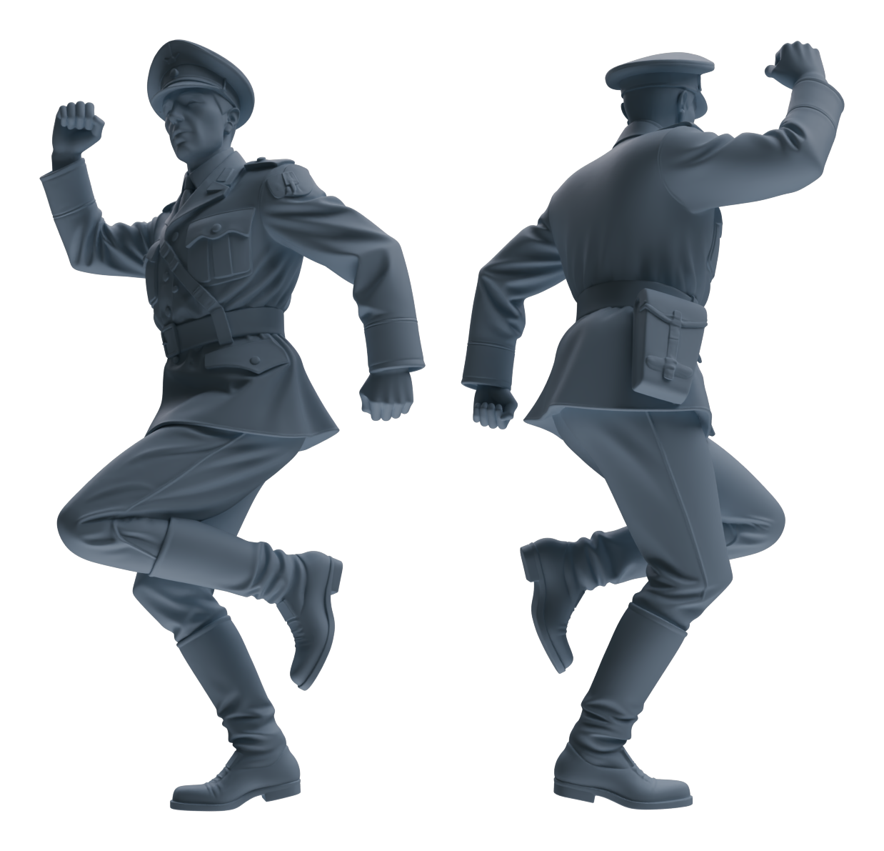 MRY-SFW LYGR586 WWII French Army Five-Person Dancing Group