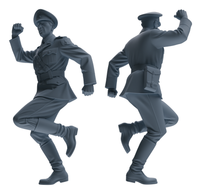 MRY-SFW LYGR586 WWII French Army Five-Person Dancing Group