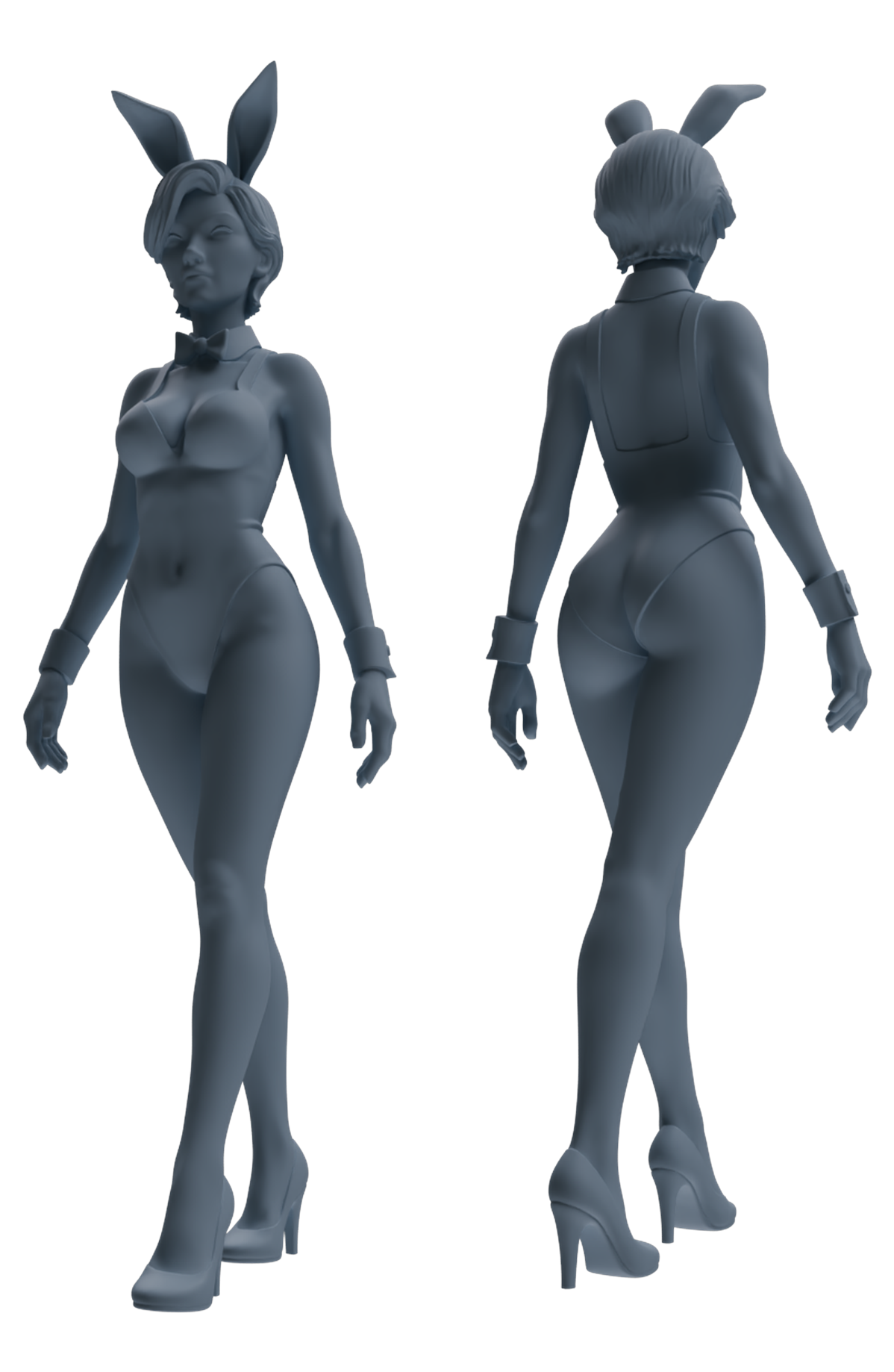 MRY-SFW LYTR889 Multi-style Bunny Girl Modern Model 4 pcs
