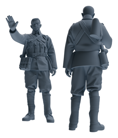 MRY-SFW LYGR610 Historical People's Liberation Army Six-Person Command Group
