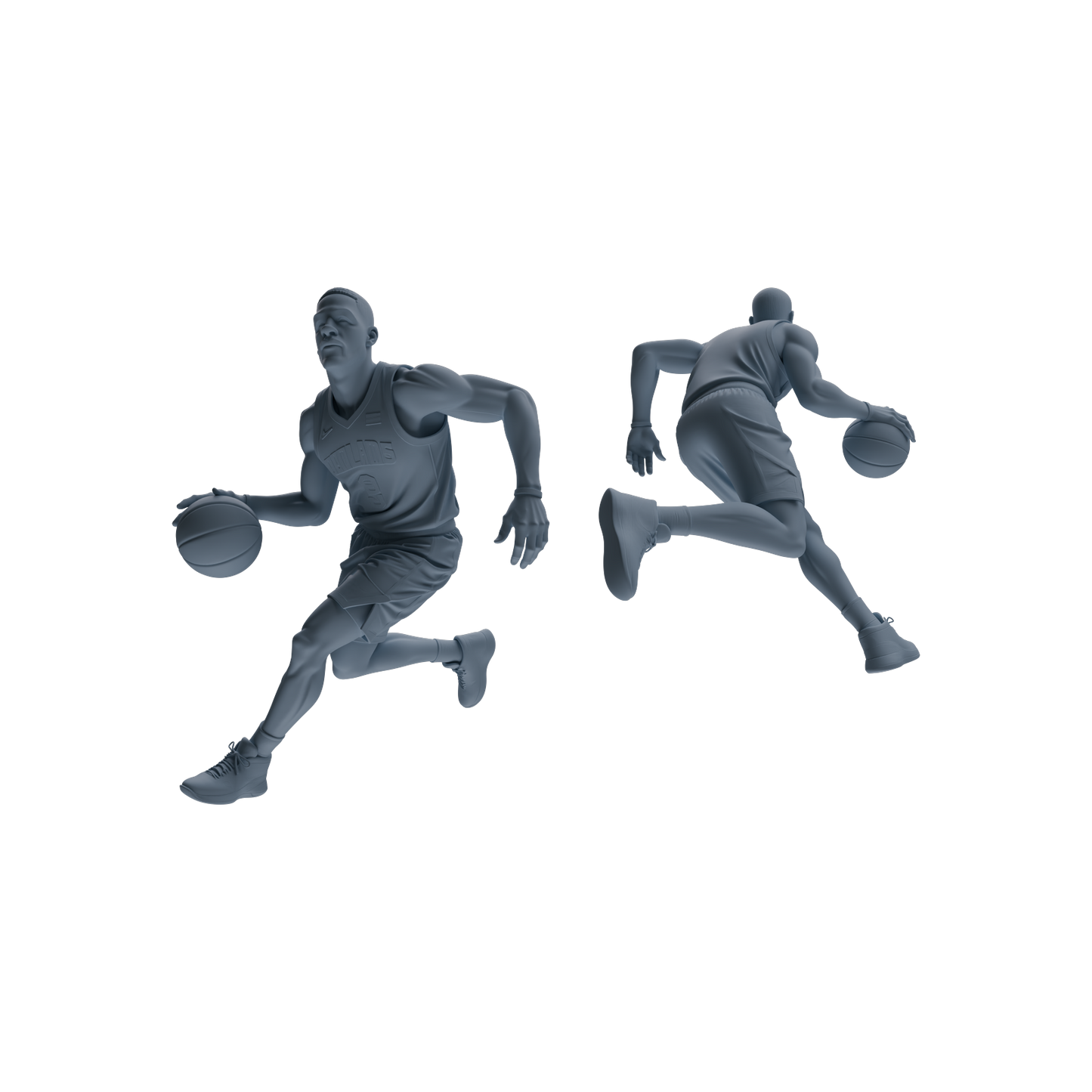 MRY-SFW LYTR804 Basketball Player Figure Modern Model 5 pcs Miniature Car Diorama Figures Scene Props Accessories Resin