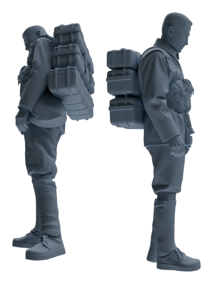 MRY-SFW LYGR605 Historical People's Liberation Army Six-Person Carrying Group
