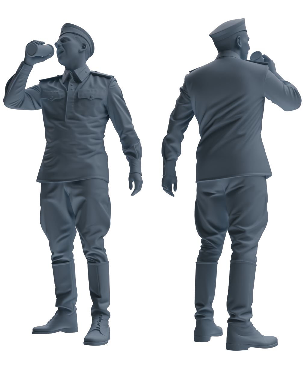 MRY-SFW LYGR735 WWII Soviet Army War Scene Six-Person Entertainment Group