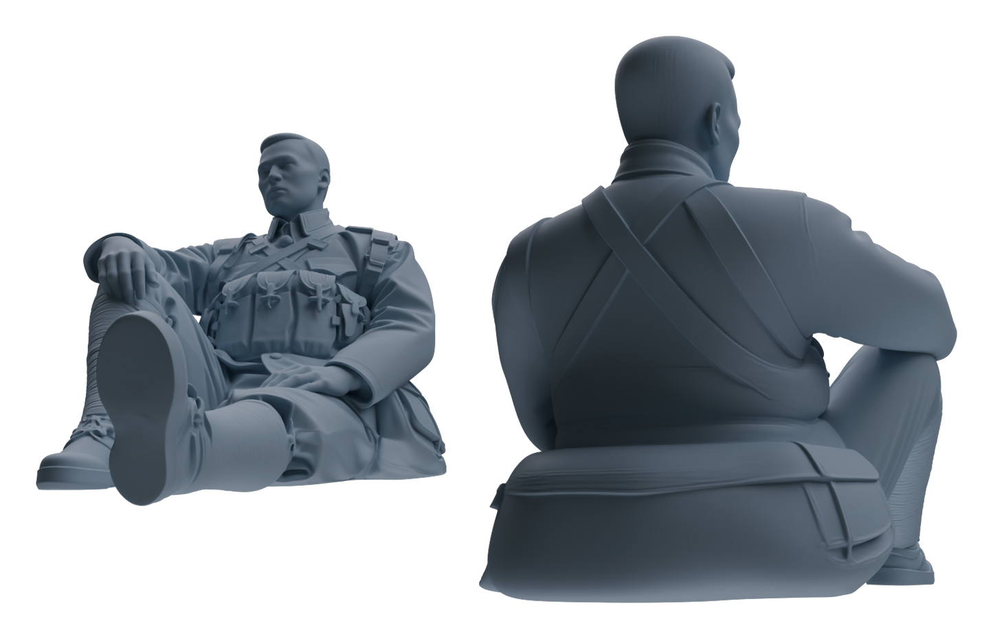 MRY-SFW LYGR608 Historical People's Liberation Army Seven-Person Rest Group