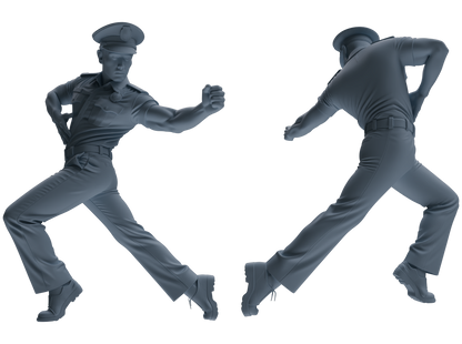 MRY-SFW LYGR769 Modern Hong Kong Police Six-Person Dancing Group