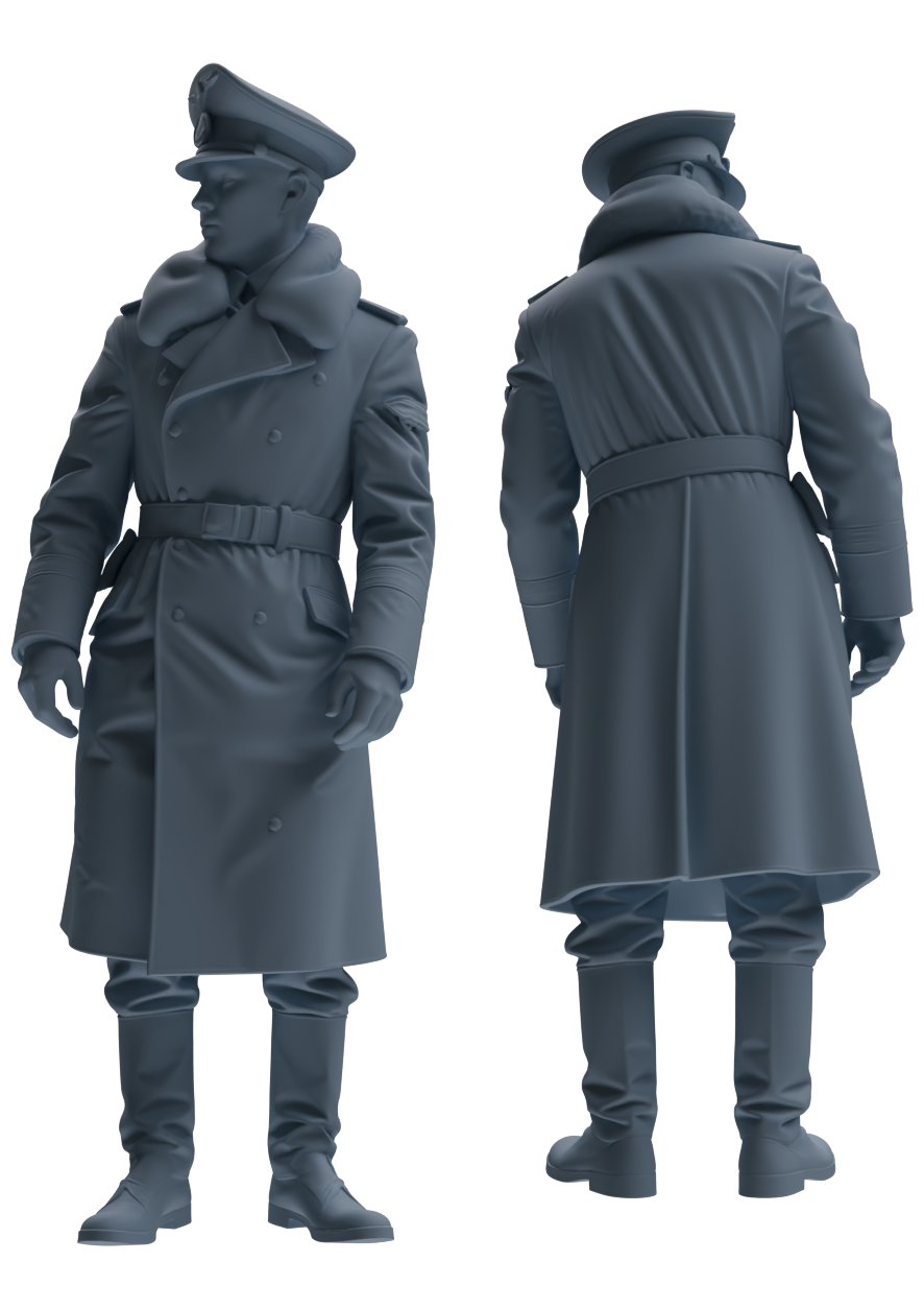 MRY-SFW LYGR706 WWII German Army War Scene Six-Person Daily Routine Group 2