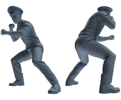 MRY-SFW LYGR763 Modern Hong Kong Police Six-Person Combat Group