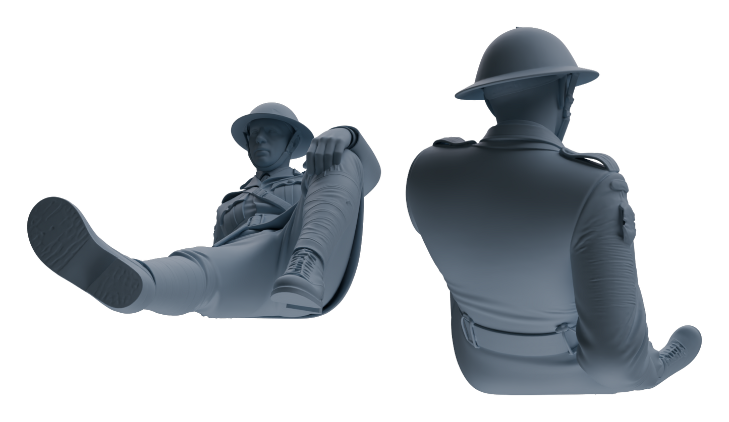 MRY-SFW LYGR601 Historical WWII British Army Seven-Person Rest Group