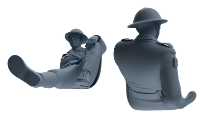 MRY-SFW LYGR601 Historical WWII British Army Seven-Person Rest Group