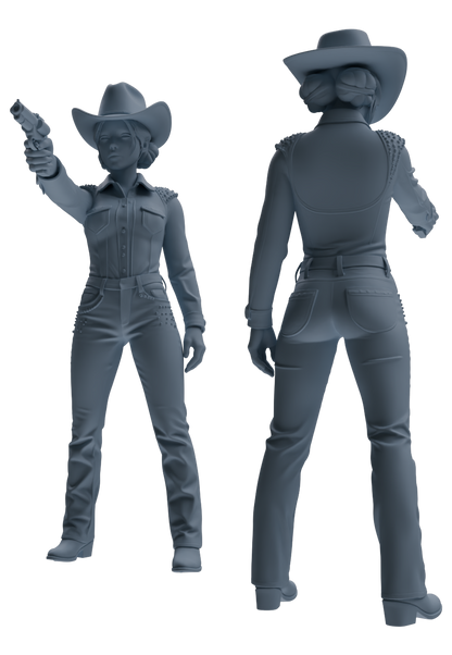 MRY-SFW LYTR892 Multi-style Cowgirl Modern Model 4 pcs