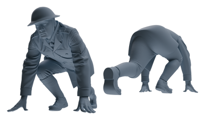 MRY-SFW LYGR602 Historical WWII British Army Six-Person Training Group