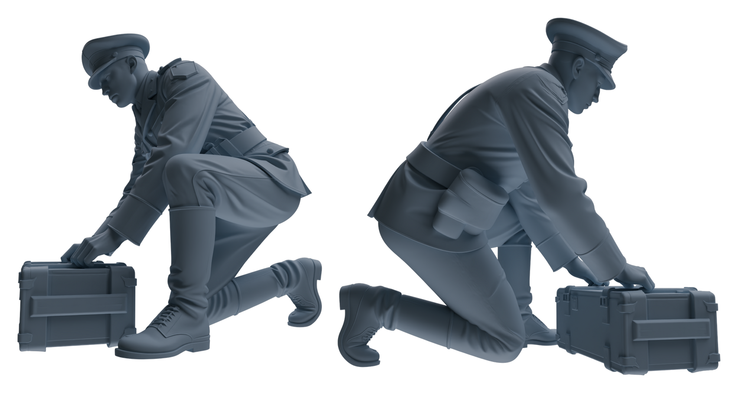 MRY-SFW LYGR589 WWII French Army Six-Person Combat Readiness Group