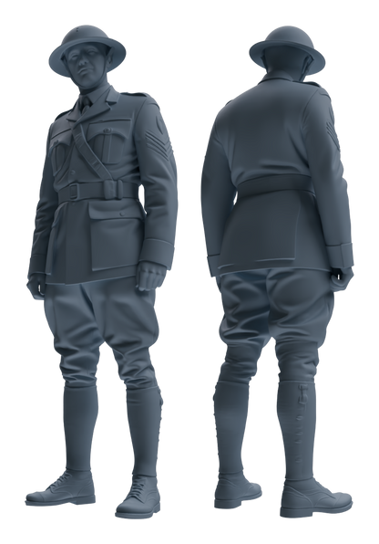 MRY-SFW LYGR599 Historical WWII British Army Six-Person Daily Routine
