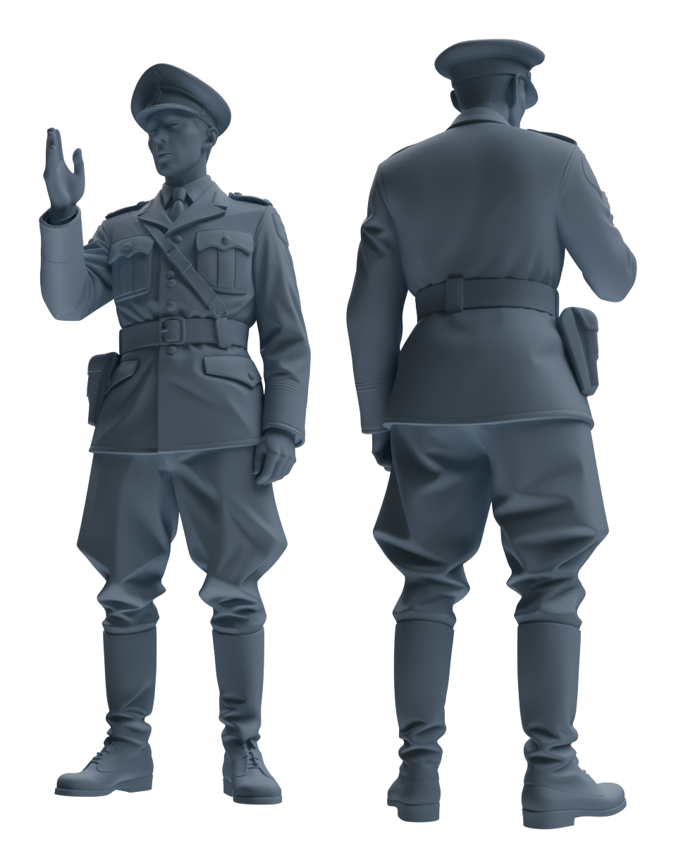 MRY-SFW LYGR584 WWII French Army Six-Person Daily Routine 2