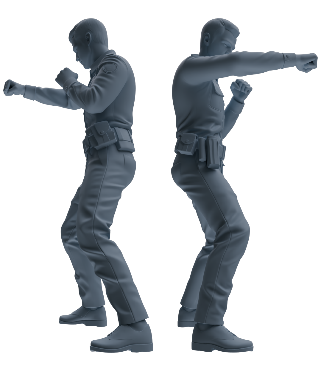 MRY-SFW LYGR672 Los Angeles Patrol Police Six-Person Combat Group