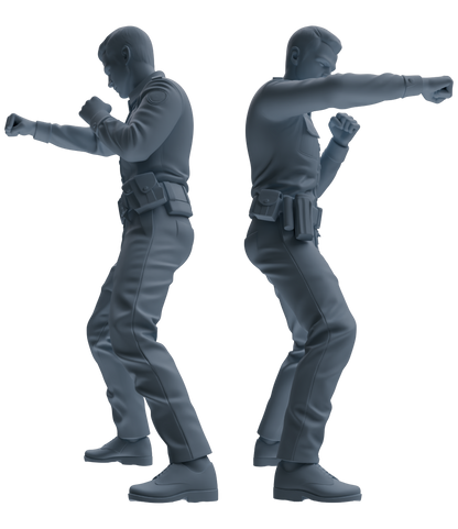 MRY-SFW LYGR672 Los Angeles Patrol Police Six-Person Combat Group