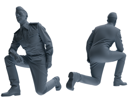MRY-SFW LYGR730 WWII Soviet Army War Scene Six-Person Criticism Group