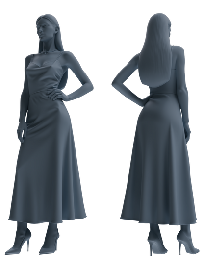 MRY-SFW LYTR879 Evening Dress Woman Figure Modern Model 3 pcs