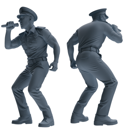 MRY-SFW LYGR771 Modern Hong Kong Police Six-Person Entertainment Group