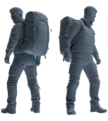 MRY-SFW LYGR693 Modern U.S. Military Six-Person Hiking Group