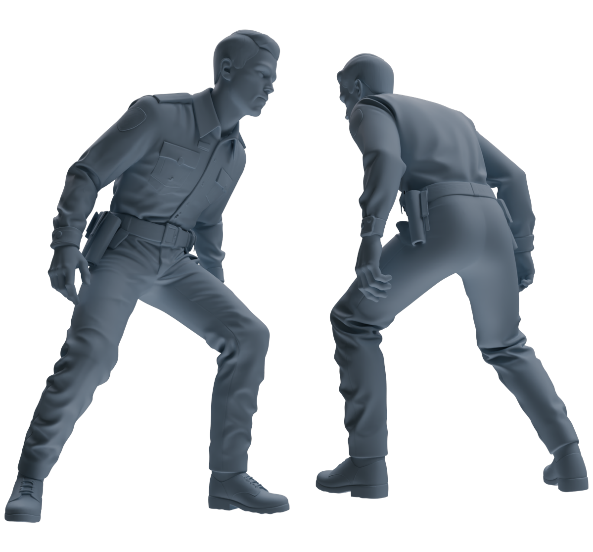 MRY-SFW LYGR673 Los Angeles Patrol Police Six-Person Ambush Group