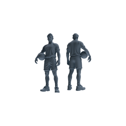 MRY-SFW LYTR824 Male Volleyball Player Figure Modern Model 6 pcs Miniature Car Diorama Figures Scene Props Accessories Resin