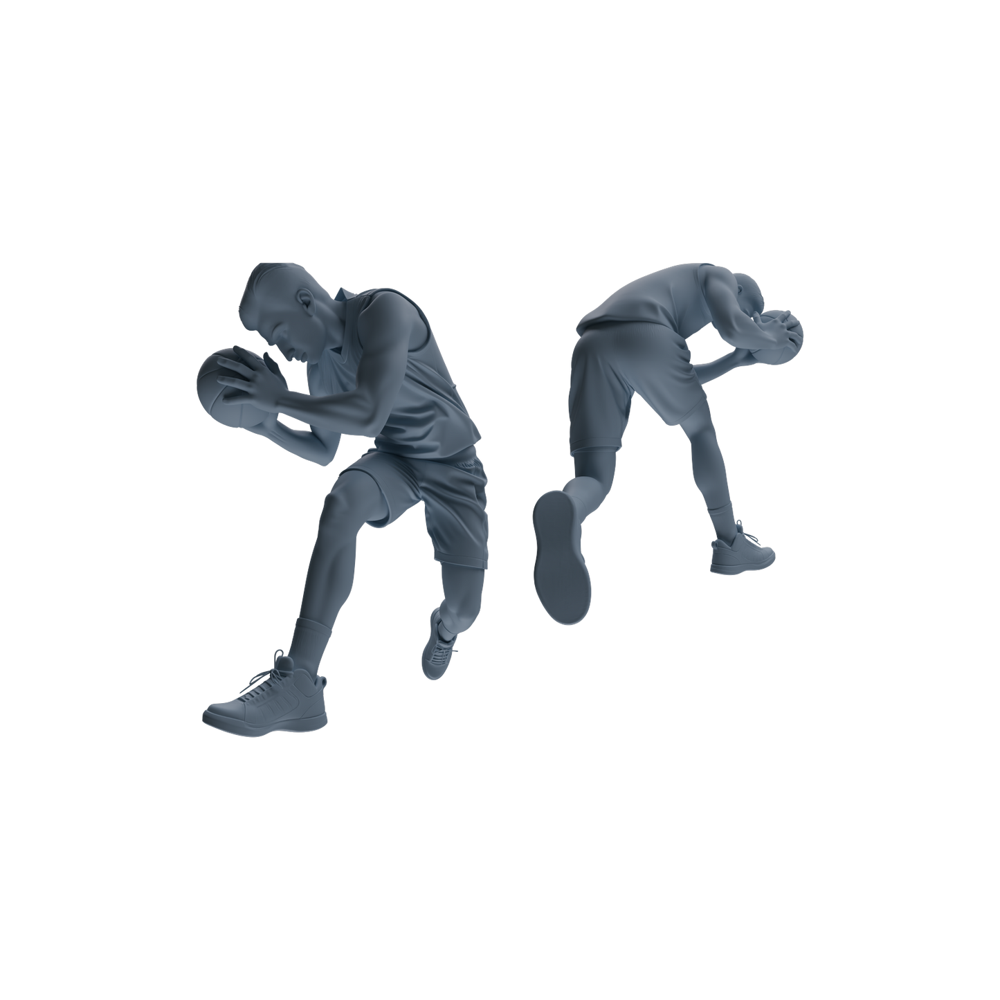 MRY-SFW LYTR806 Male Basketball Player Figure Modern Model 6 pcs Miniature Car Diorama Figures Scene Props Accessories Resin