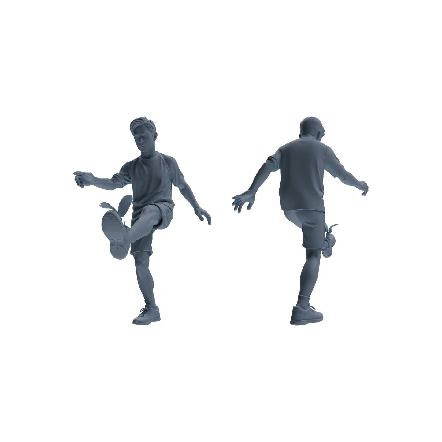 MRY-SFW LYTR796 Shuttlecock Kicking Figure Modern Model 4 pcs Miniature Car Diorama Figures Scene Props Accessories Resin
