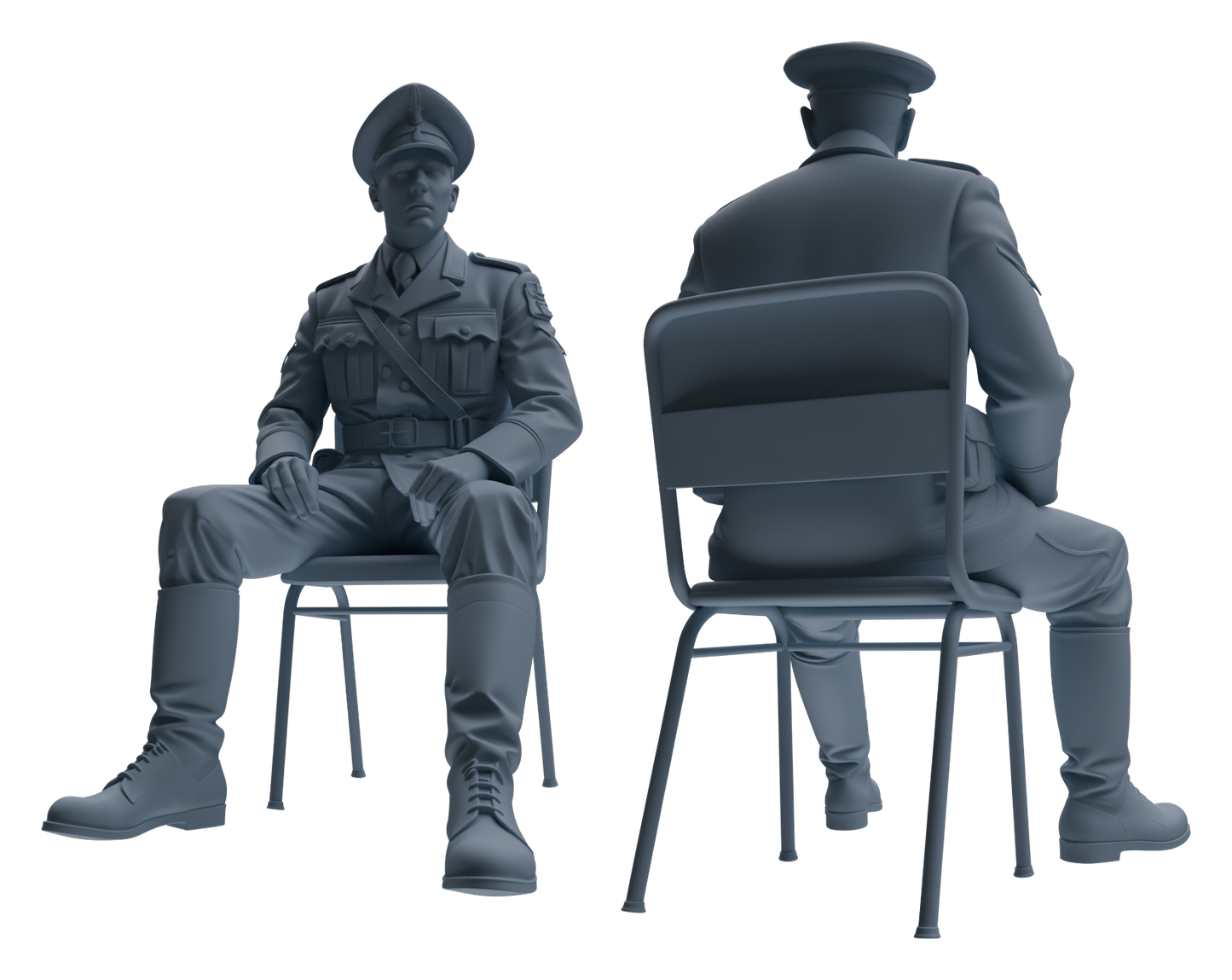 MRY-SFW LYGR590 WWII French Army Six-Person Strategic Deployment Group