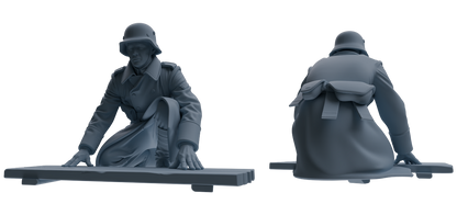 MRY-SFW SSTR189 Miniatures Soldier Model Kit WWI Engineer Soldier Pose Modern Model 3 pcs