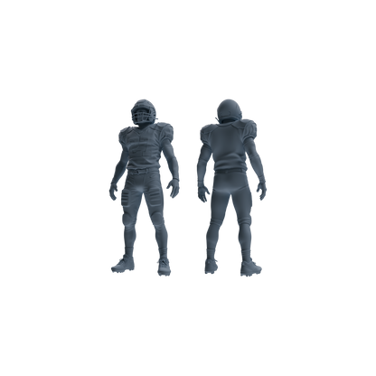 MRY-SFW LYTR809 American Football Player Figure Modern Model 5 pcs Miniature Car Diorama Figures Scene Props Accessories Resin