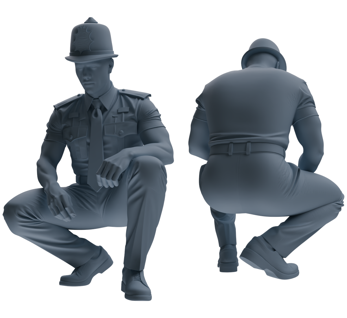 MRY-SFW LYGR806 Modern British Police Six-Person Punishment Group