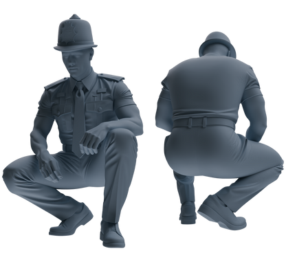 MRY-SFW LYGR806 Modern British Police Six-Person Punishment Group